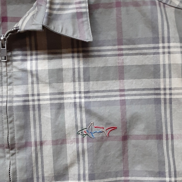 Greg Norman Lightweight Plaid Jacket Size Large - Picture 3 of 6